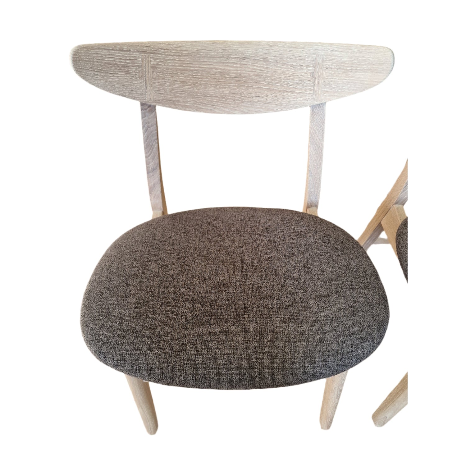 Eva Cotton Oak Dining Chair - 4 in stock