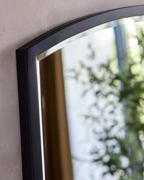 Hillard Large Full Length Leaner Mirror Black