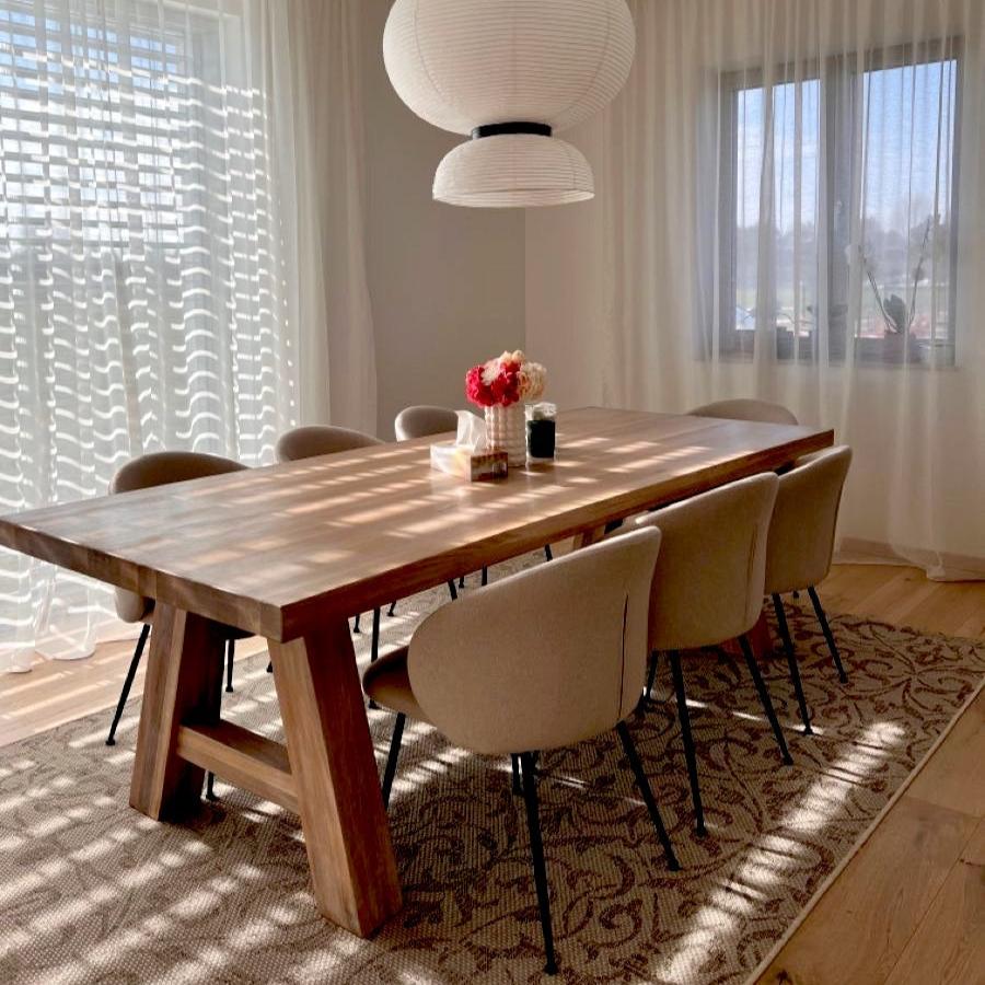 Clara Extendable Walnut Dining Table