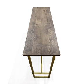 Bar Table Square Steel Legs