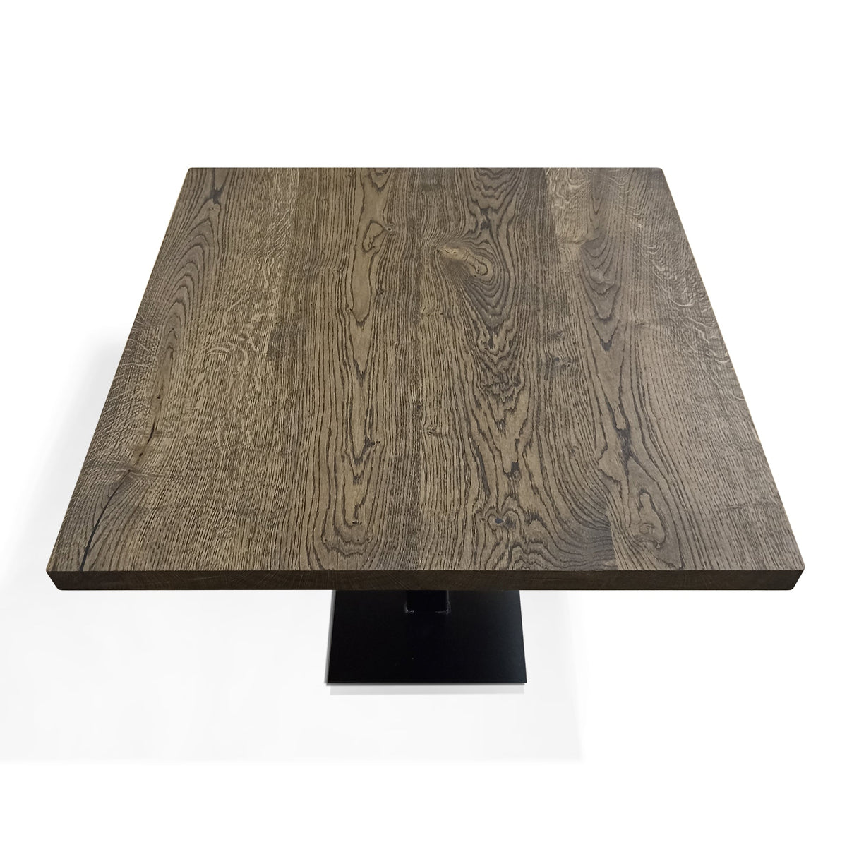 Pedestal Bistro Table in Dark Oak