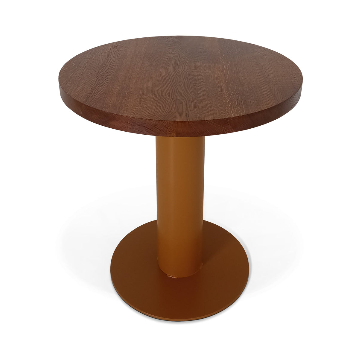 Eclectic Round Bistro Table in Solid Oak