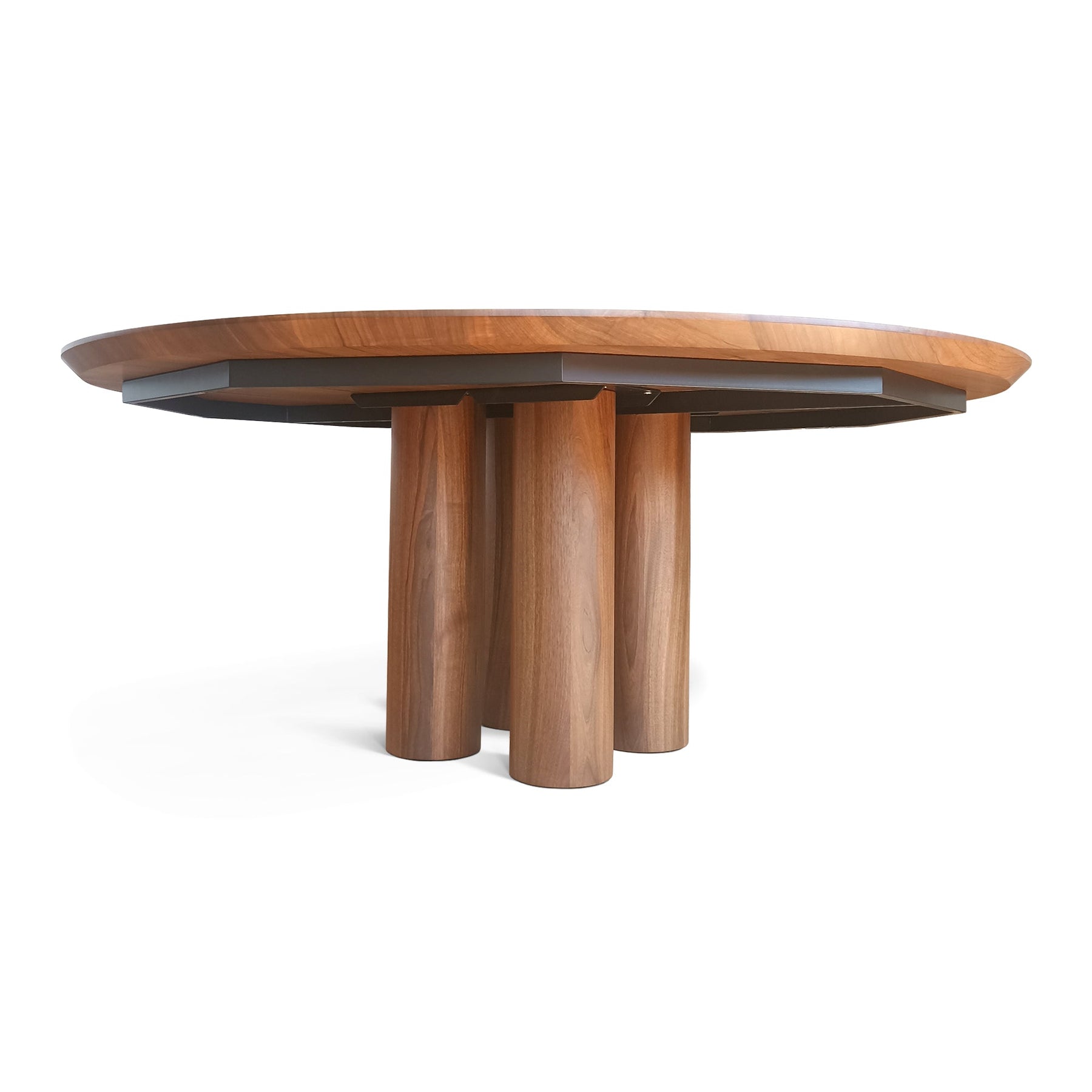 Ella Round Extendable Dining Table in Walnut