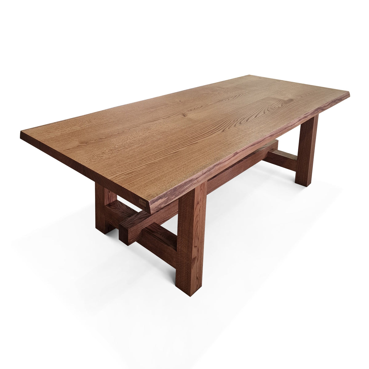 Rustic Extendable Dining Table in Solid Oak