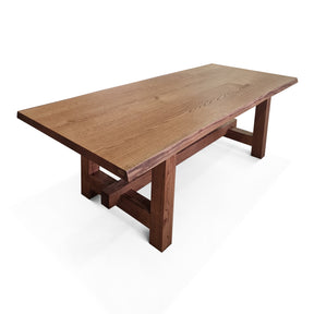 Rustic Extendable Dining Table in Solid Oak