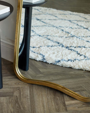 Kennett Medium Full Length Leaner Mirror Antique Gold