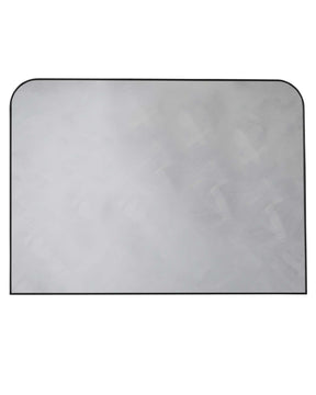 Larson Large Mantle Wall Mirror Black