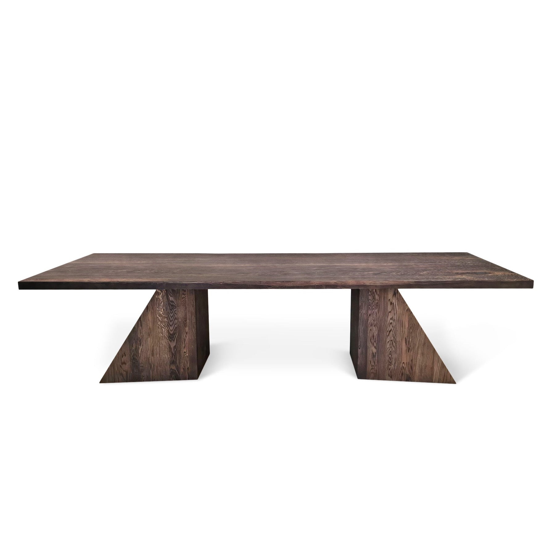 Louis Extending Dining Table in Charcoal Oak