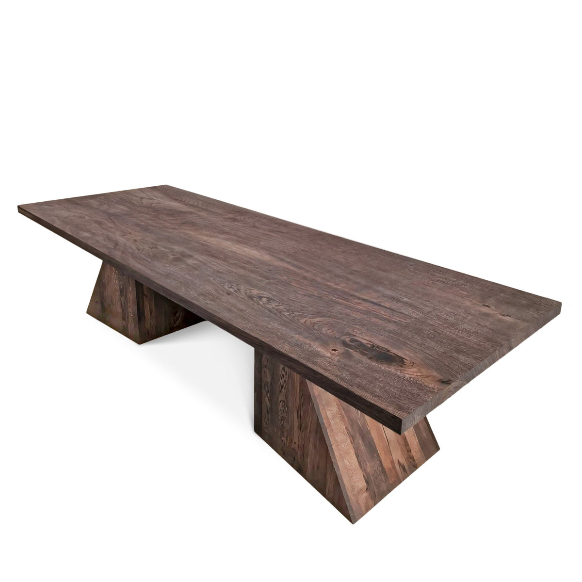 Louis Extending Dining Table in Charcoal Oak