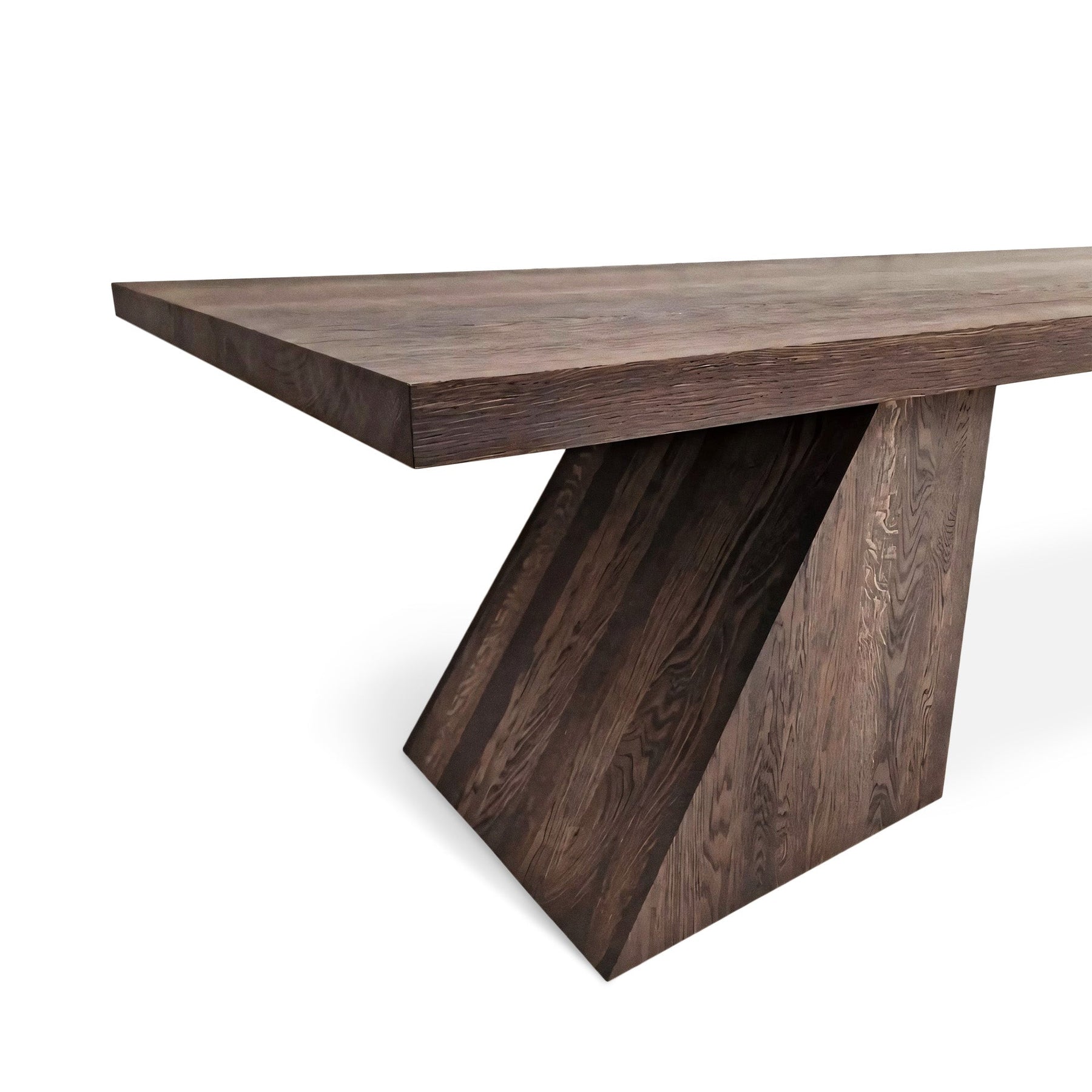 Louis Extending Dining Table in Charcoal Oak