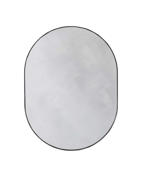 Malva Medium Wall Mirror Black