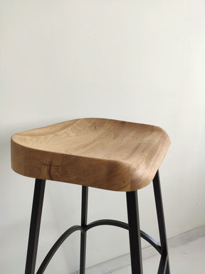 Philipp Walnut Bar Stool