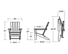 Quattro Folding Adirondack Chair