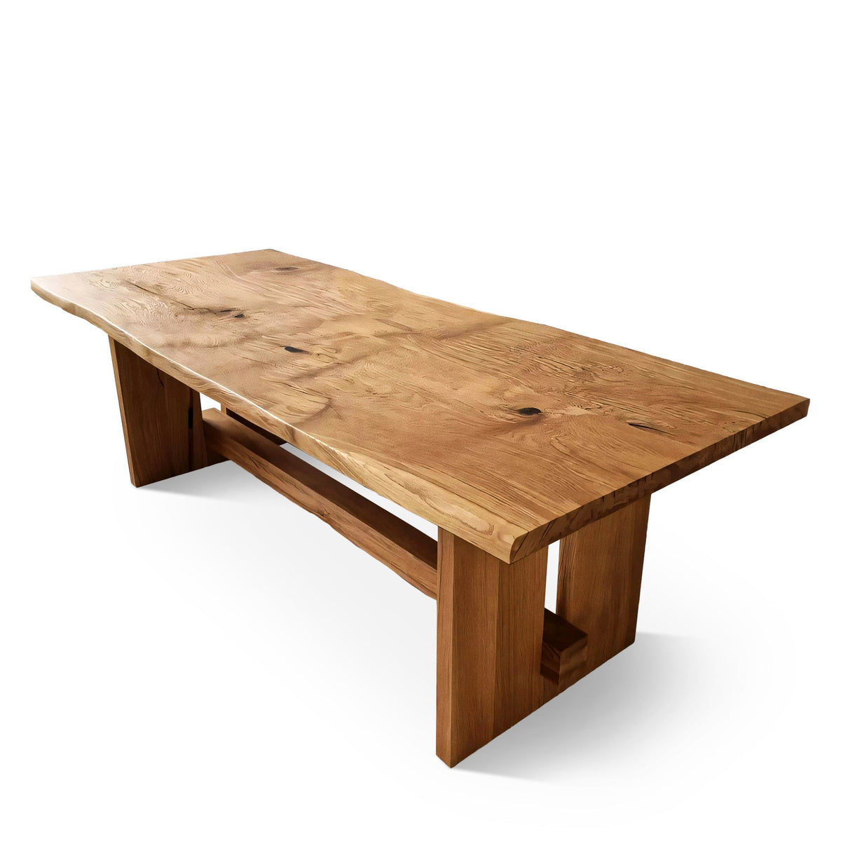 Rustic Extendable Dining Table in Solid Oak