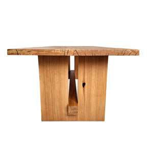 Rustic Extendable Dining Table in Solid Oak
