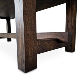 Rustic Extendable Dining Table in Solid Oak