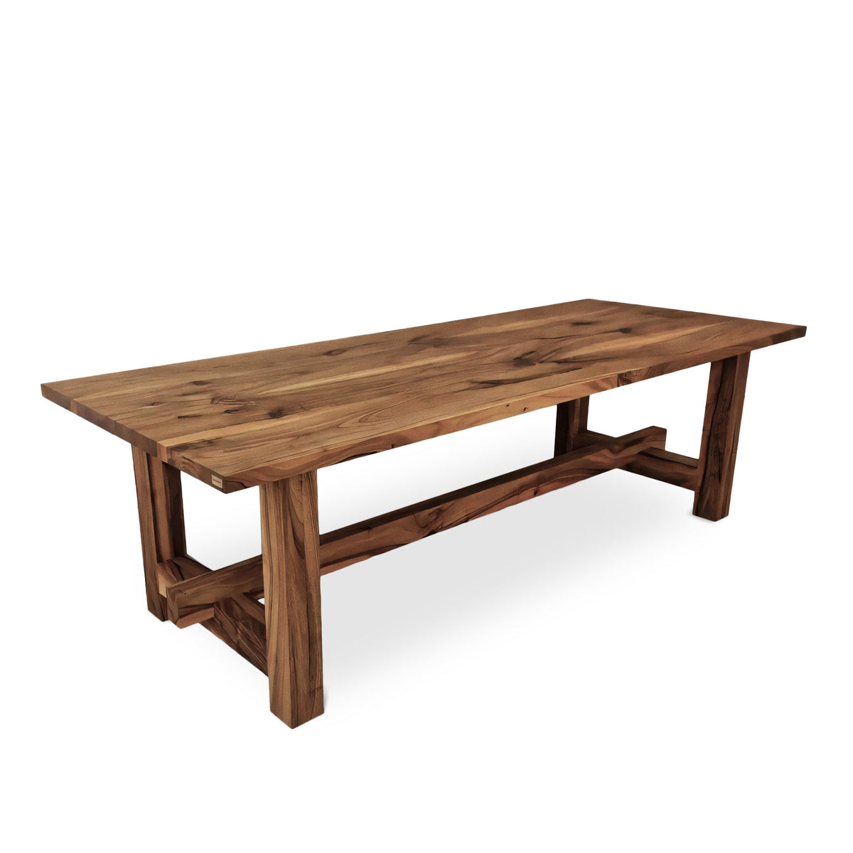 Rustic Extendable Dining Table in Solid Walnut