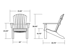 Seashell Adirondack Chair