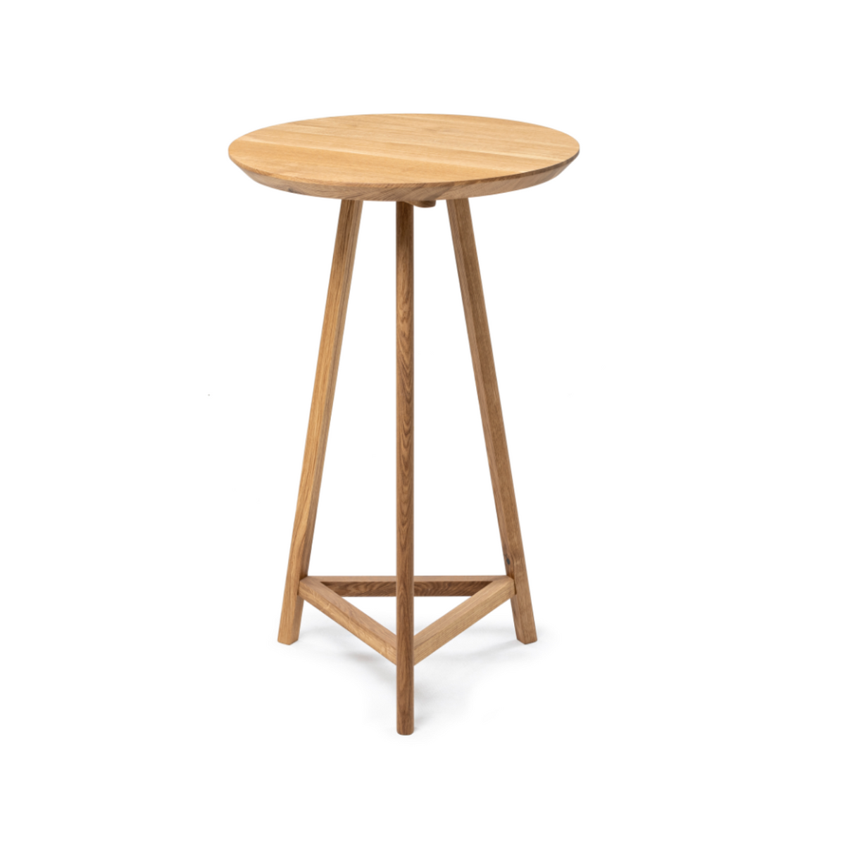 Eva Round Bistro Table in Solid Oak
