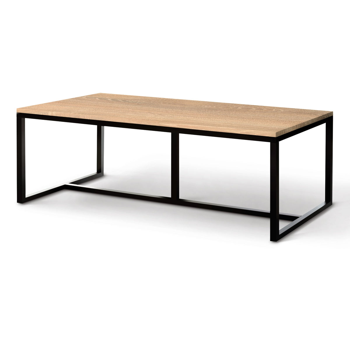 Metal Frame Table N1 in Walnut or Oak