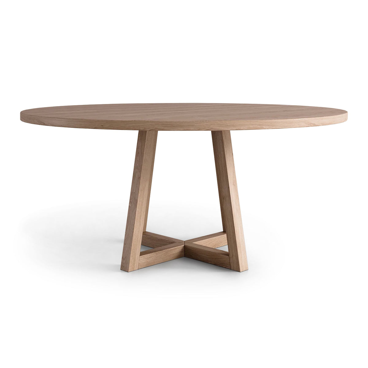 Tulip Round Dining Table in Solid Oak