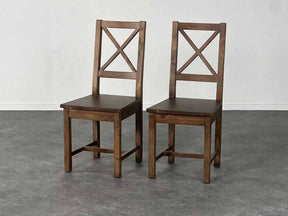 Brooklyn Fixed Top Dining Table & Brooklyn Cross Back Chairs