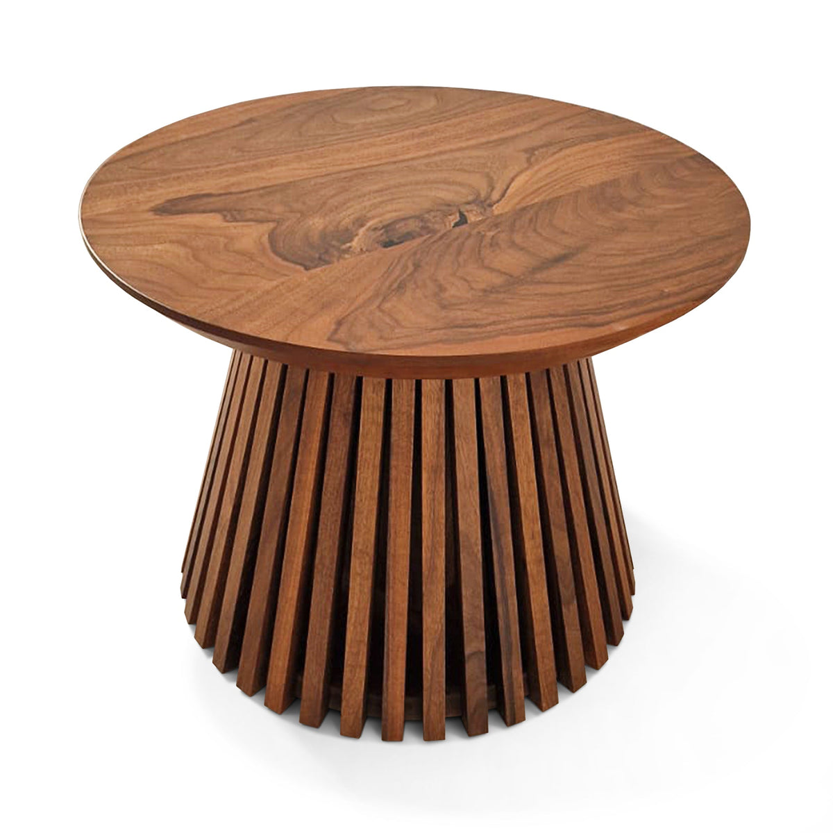 Vivien Round Coffee Table in Walnut