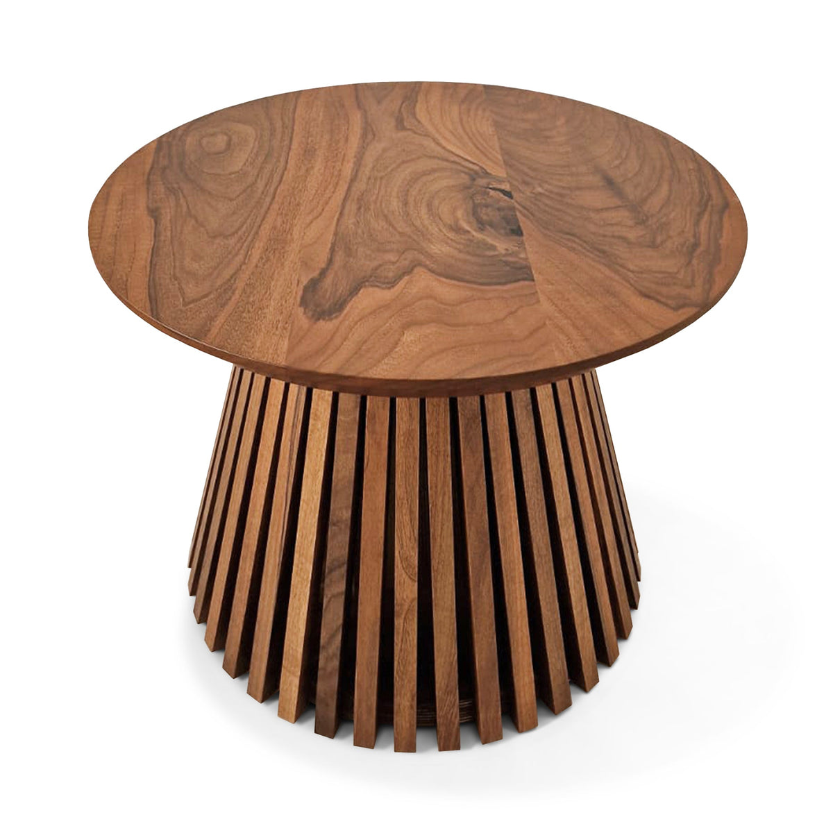 Vivien Round Coffee Table in Walnut