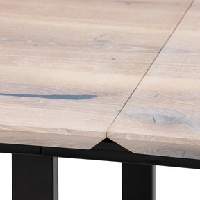 Eva Extendable Dining Table, Light Oak