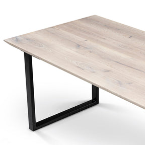 Eva Extendable Dining Table, Light Oak