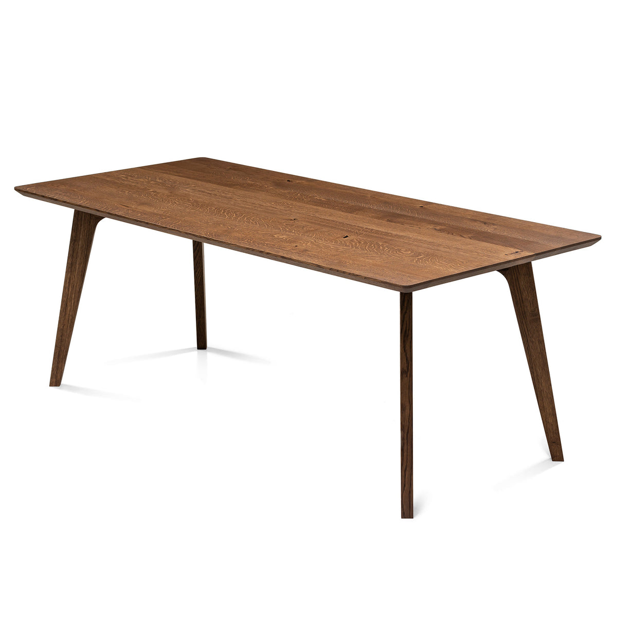 Aurora Extendable Dining Table in Chocolate Oak