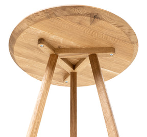 Round Oak Cafe Table