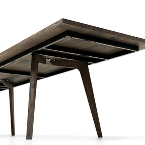 Aurora Extendable Dining Table in Charcoal Oak