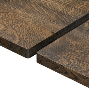 Aurora Extendable Dining Table in Charcoal Oak