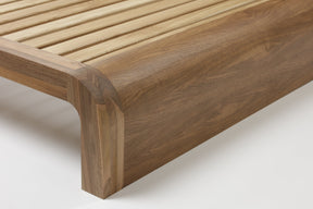 Emma Walnut Wood Bed