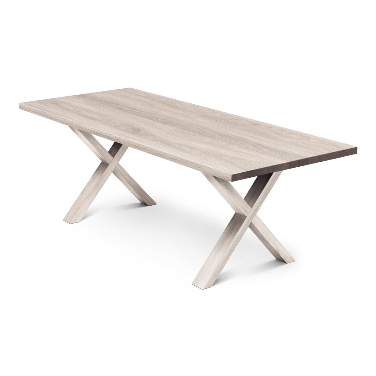 Eva Extendable Dining Table, Light Oak