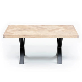 Astrid Cotton Herringbone Coffee Table