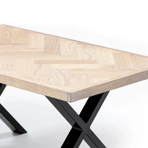 Astrid Cotton Herringbone Coffee Table