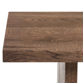 Eva Extendable Dining Table in Chocolate Oak