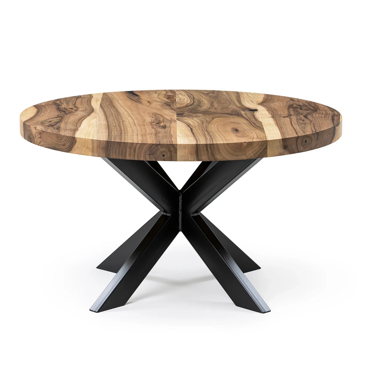 Beatrice Round Walnut Coffee Table
