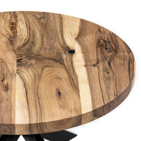Beatrice Round Walnut Coffee Table