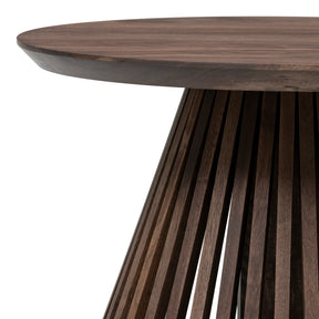 Vivien Round Coffee Table in Dark Walnut