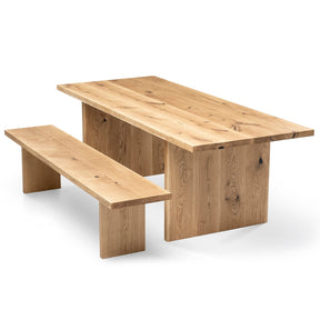 Windsor Extendable Dining Table in Solid Oak