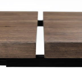 Eva Extendable Dining Table in Chocolate Oak