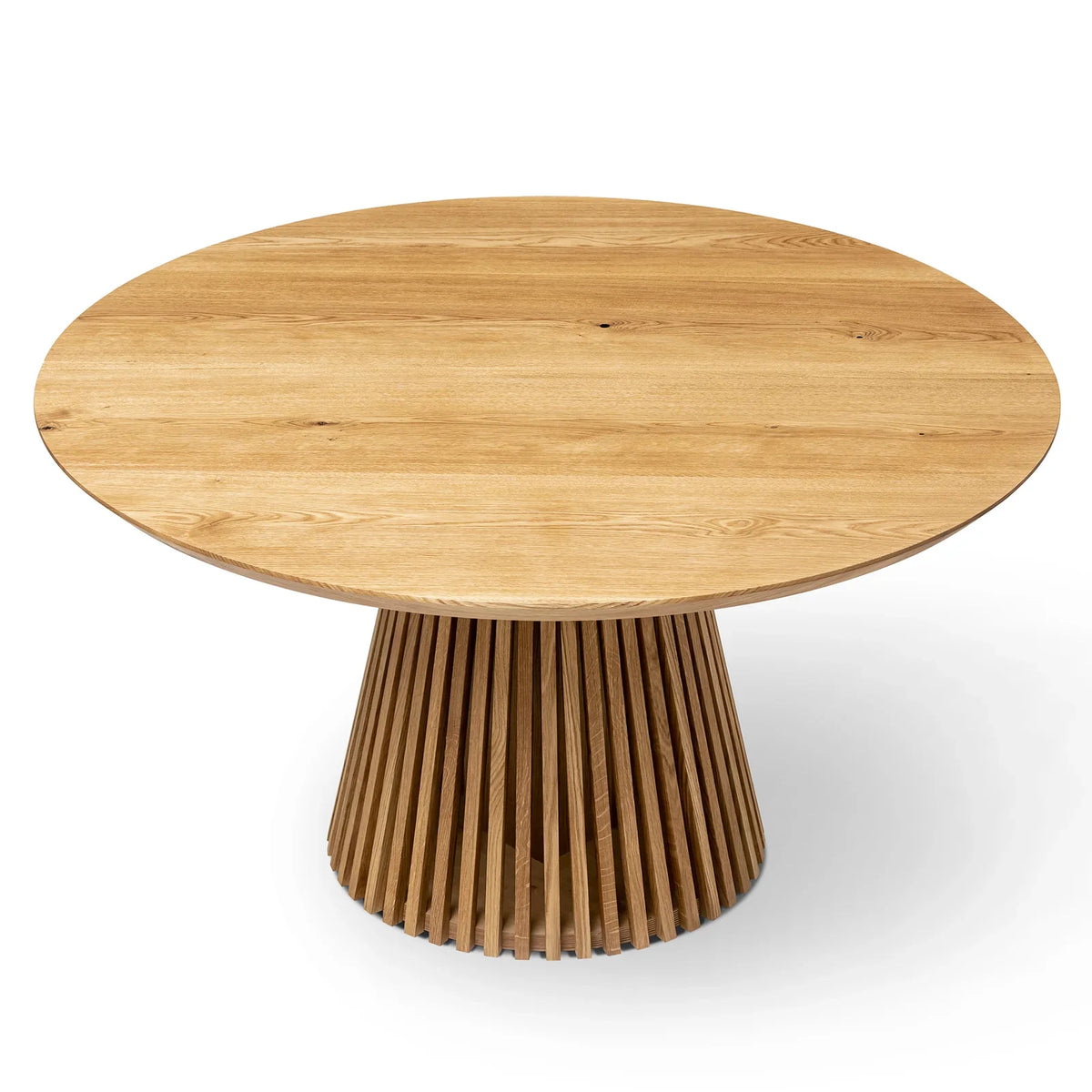 Vivien Round Extendable Dining Table in Solid Oak