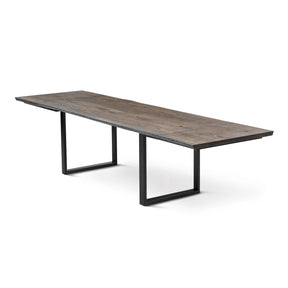 Eva Extendable Dining Table in Charcoal Oak