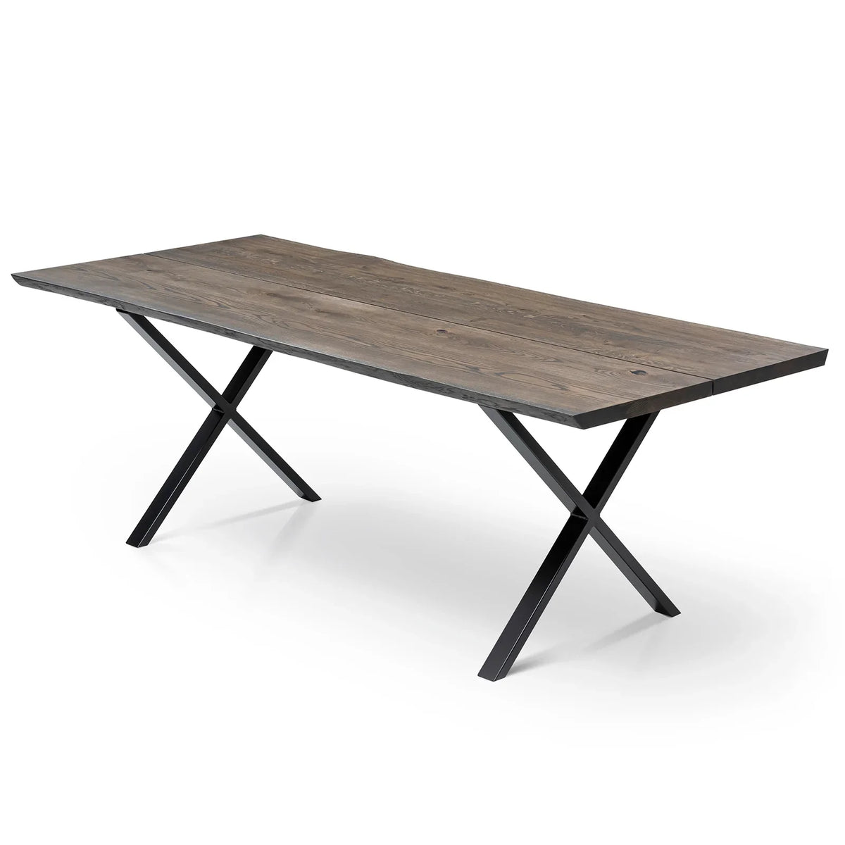 Eva Extendable Dining Table in Charcoal Oak
