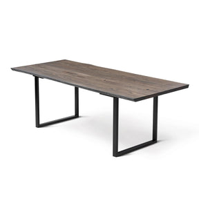 Eva Extendable Dining Table in Charcoal Oak