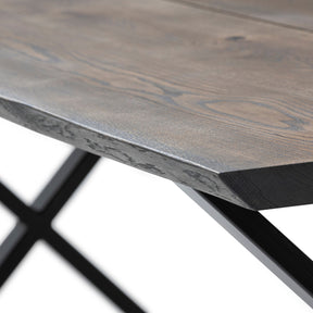Eva Extendable Dining Table in Charcoal Oak
