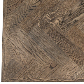 Astrid Charcoal Herringbone Dining Table Extendable